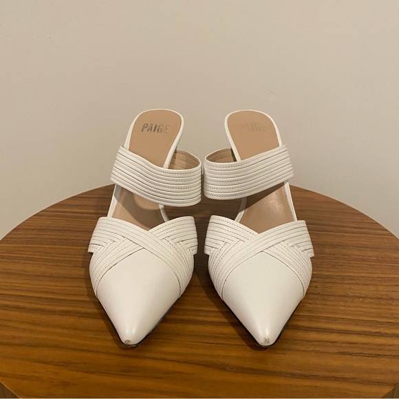 ⏱️24 HR SALE⏱️ Paige White Heels - Picture 2 of 6